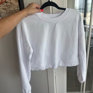 Calvin Klein white sweatshirt